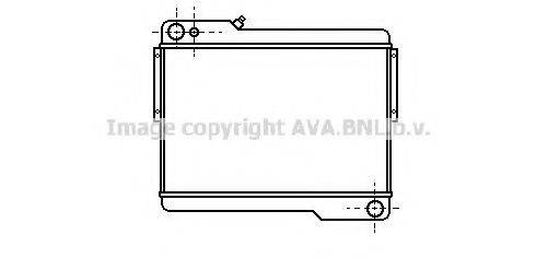 AVA QUALITY COOLING AU2029 Радіатор, охолодження двигуна