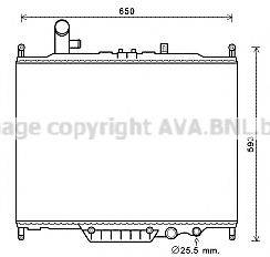 AVA QUALITY COOLING AU2225 Радіатор, охолодження двигуна