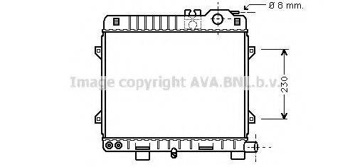 AVA QUALITY COOLING BW2075 Радіатор, охолодження двигуна