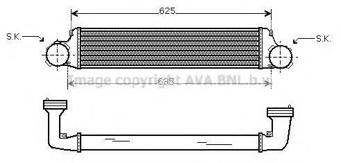 AVA QUALITY COOLING BW4280 Інтеркулер