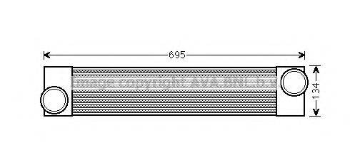 AVA QUALITY COOLING BW4375 Інтеркулер