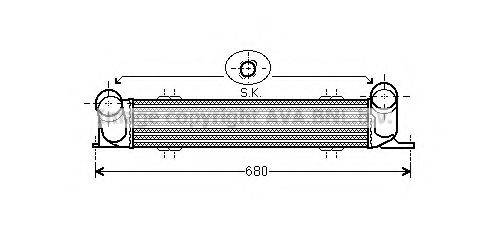 AVA QUALITY COOLING BW4378 Інтеркулер