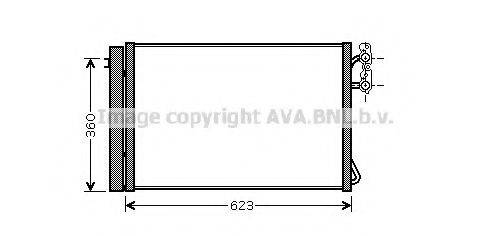 AVA QUALITY COOLING BW5295 Конденсатор, кондиціонер