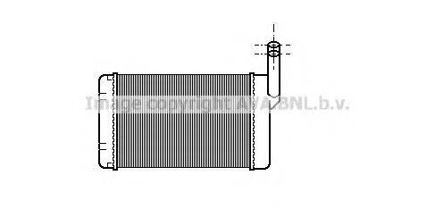 AVA QUALITY COOLING BW6030 Теплообмінник, опалення салону