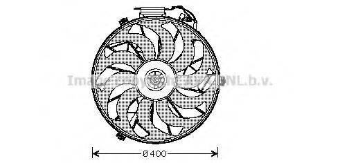 AVA QUALITY COOLING BW7507 Вентилятор, охолодження двигуна