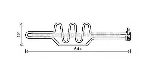 AVA QUALITY COOLING BWA3469 Олійний радіатор, рульове керування