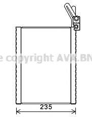 AVA QUALITY COOLING BWV476 Випарник, кондиціонер