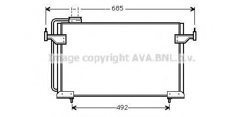 AVA QUALITY COOLING CN5087 Конденсатор, кондиціонер