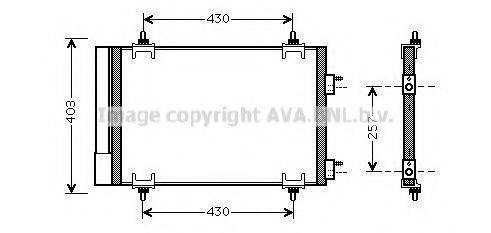 AVA QUALITY COOLING CN5230D Конденсатор, кондиціонер