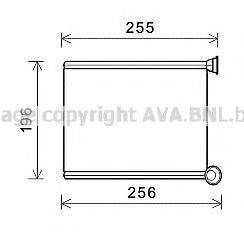 AVA QUALITY COOLING CN6281 Теплообмінник, опалення салону