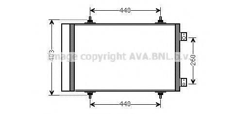 AVA QUALITY COOLING CNA5263D Конденсатор, кондиціонер