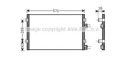 AVA QUALITY COOLING CR5103 Конденсатор, кондиціонер