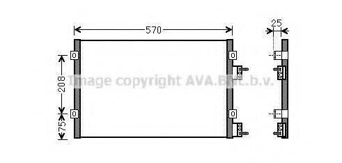 AVA QUALITY COOLING CR5110 Конденсатор, кондиціонер