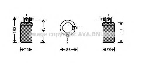 AVA QUALITY COOLING CTD008 Осушувач, кондиціонер