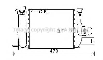 AVA QUALITY COOLING DA4013 Інтеркулер