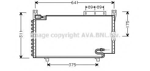 AVA QUALITY COOLING DN5162 Конденсатор, кондиціонер