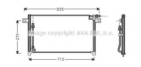 AVA QUALITY COOLING DN5185 Конденсатор, кондиціонер