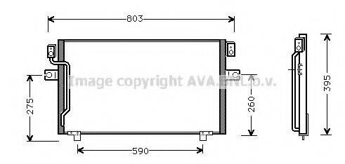 AVA QUALITY COOLING DN5186 Конденсатор, кондиціонер