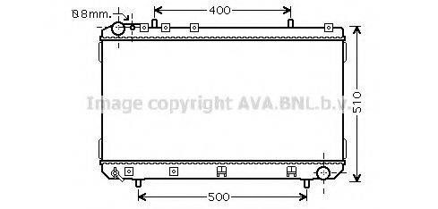 AVA QUALITY COOLING DW2109 Радіатор, охолодження двигуна