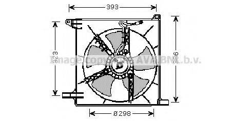 AVA QUALITY COOLING DW7513 Вентилятор, охолодження двигуна