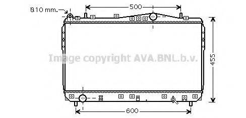 AVA QUALITY COOLING DWA2073 Радіатор, охолодження двигуна