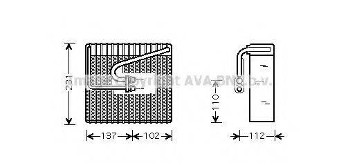 AVA QUALITY COOLING DWV058 Випарник, кондиціонер