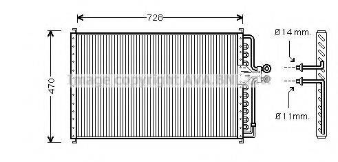 AVA QUALITY COOLING FD5230 Конденсатор, кондиціонер