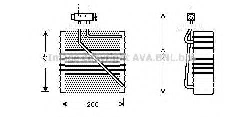 AVA QUALITY COOLING FDV270 Випарник, кондиціонер