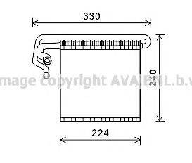 AVA QUALITY COOLING FDV458 Випарник, кондиціонер