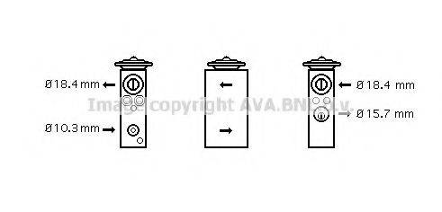 AVA QUALITY COOLING FT1305 Розширювальний клапан, кондиціонер