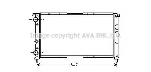 AVA QUALITY COOLING FT2142 Радіатор, охолодження двигуна