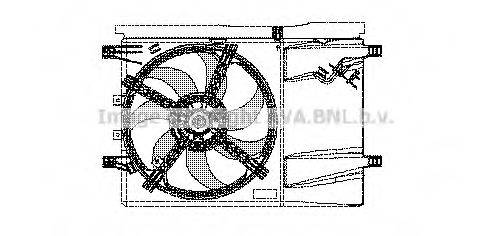 AVA QUALITY COOLING FT7532 Вентилятор, охолодження двигуна