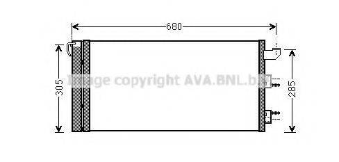 AVA QUALITY COOLING FTA5406D Конденсатор, кондиціонер