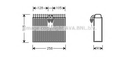 AVA QUALITY COOLING FTV071 Випарник, кондиціонер