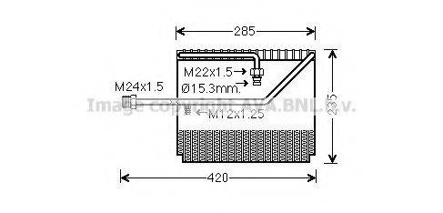 AVA QUALITY COOLING HDV265 Випарник, кондиціонер