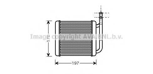 AVA QUALITY COOLING HY6136 Теплообмінник, опалення салону