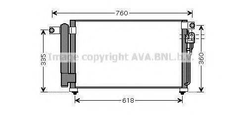 AVA QUALITY COOLING KA5081D Конденсатор, кондиціонер