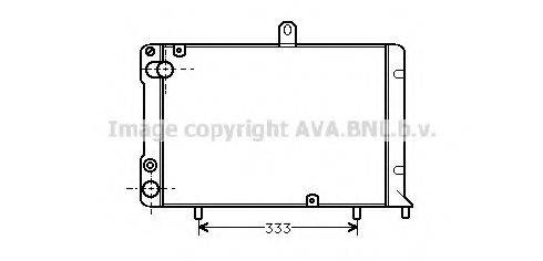 AVA QUALITY COOLING LC2002 Радіатор, охолодження двигуна