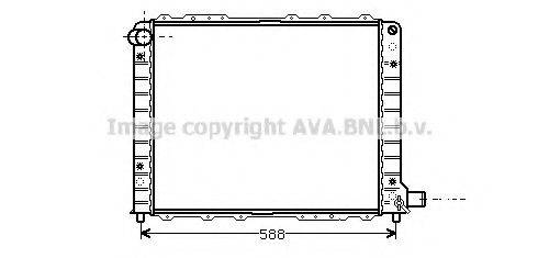 AVA QUALITY COOLING LC2054 Радіатор, охолодження двигуна