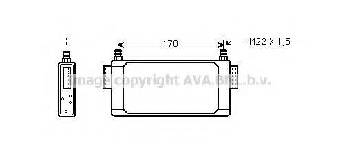 AVA QUALITY COOLING LC3051 масляний радіатор, моторне масло