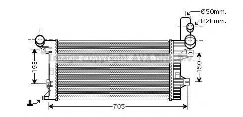 AVA QUALITY COOLING ME2204 Радіатор, охолодження двигуна