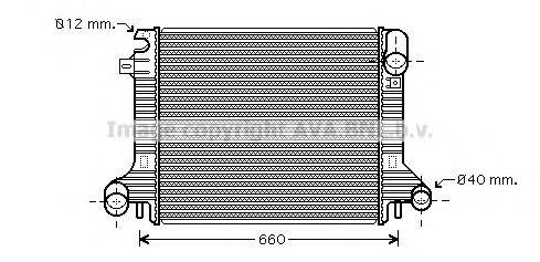 AVA QUALITY COOLING ME2206 Радіатор, охолодження двигуна