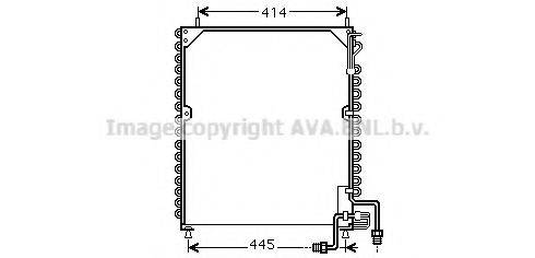 AVA QUALITY COOLING MEA5199 Конденсатор, кондиціонер