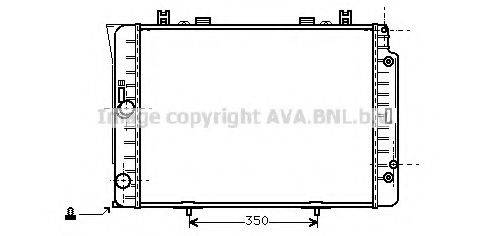 AVA QUALITY COOLING MS2151 Радіатор, охолодження двигуна