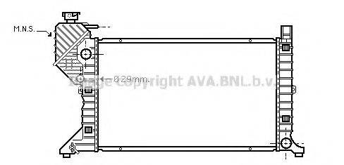 AVA QUALITY COOLING MS2300 Радіатор, охолодження двигуна