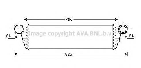 AVA QUALITY COOLING MS4379 Інтеркулер