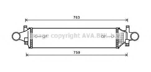 AVA QUALITY COOLING MS4658 Інтеркулер