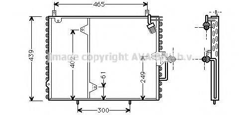 AVA QUALITY COOLING MS5160 Конденсатор, кондиціонер