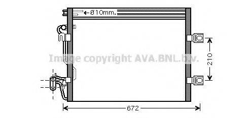 AVA QUALITY COOLING MS5392 Конденсатор, кондиціонер