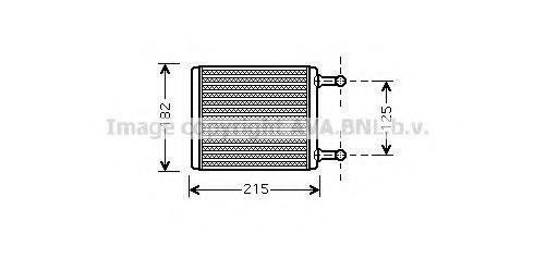 AVA QUALITY COOLING MS6442 Теплообмінник, опалення салону